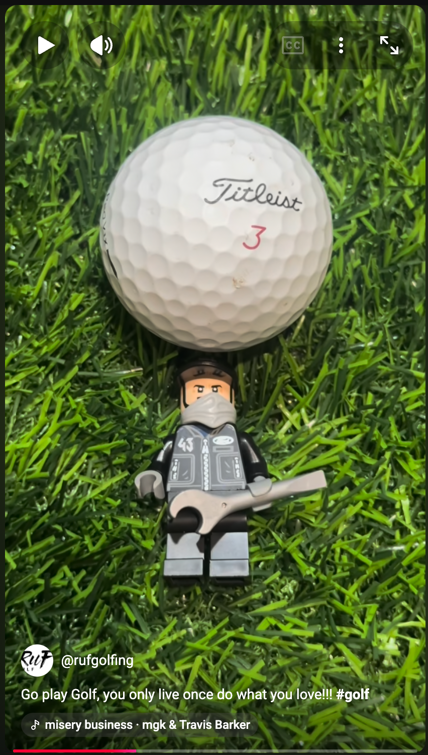 RufGolf golf content